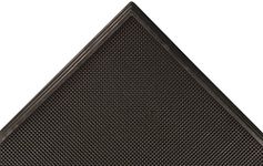 Notrax 346 Sani-Trax Disinfectant Mat, Shoe Sanitizing Mat for Entryways, 18"x24" Black, 346S1824BL