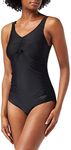 Speedo Women's Essential U-Back Maternity One Piece Swimsuit, Black, X-Large