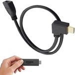 Mr. Gadget's Solutions Fire Stick TV HDMI 0.5m Male to Female Extender Extension Wire Lead Cable