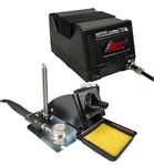 Aoyue 2950 Precision Soldering Iron Station 2-in-1 System 60W with Helping Hands, Mini Solder Pot and a T-12 Style Active Power Soldering Iron Tip, °C/ºF Conversion, Auto Sleep & Calibration
