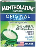 Mentholatum Original Ointment, 3 ounce (85g) – 100% Natural Active Ingredients for soothing relief