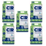 CIR Premium Underpads, Large (90x60cm) I 10 hrs Absorption Protection I 10 Units I Waterproof I Protects Surfaces from Incontinence I Super Soft Polymer x Pack of 5