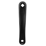 Bike Left Crank Left Single Chain Crank Arm 170mm Aluminum Alloy Bike Left Cran for Road Bike, Mountain Bike, Folding Bike, Fixed Gear Bicycle(Rhombus-Shaped-Black) Bicycle Crank Arm Crank Arm