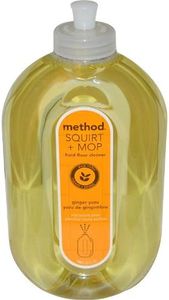 method Squirt & Mop Hard Floor Cleaner, Ginger Yuzu Fragrance, 739 ml (Pack of 1)