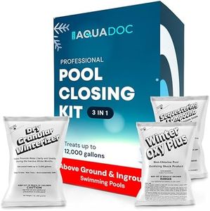 AquaDoc Pool Winterizing Kit - 3 Part Closing Kit for Up to 12,000 Gallons