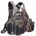 Waxaya Fly Fishing Vest Adjustable for Men and Women Green