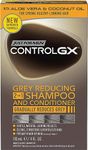 Just For Men Control GX 2-in-1 Shampoo & Conditioner, Gradually & Permanently Reduces Grey Hair With Each Wash, New Improved Formula – All Shades, 118 ml