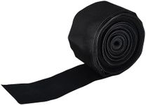 Window Garden Black Plant Tape - 18ftx2 Ties to Support Climbing Plants - Garden Tape for Outside Plants - Twist Ties for Tomato Plants - Outdoor Garden Tree Straightening Support Ties - Black