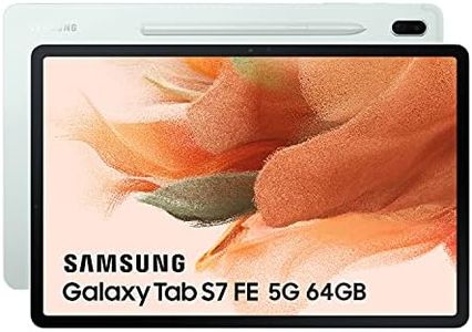 Samsung Galaxy Tab S7 FE Tablet 12.4 Inch with 5G and Android Operating System 64GB Green Spanish Version