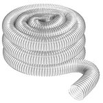 4" x 20' Clear PVC DUST Collection Hose by Peachtree Woodworking PW376