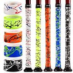 insum 5Pcs Baseball Bat Grip Tape, Softball Bat Wrap Grip 1.1mm,Solid Colors,Mixed Colors 5Pack