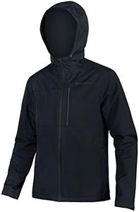 Endura Mens Hummvee Mountain Cycling Jacket Waterproof Hooded - Black, Large