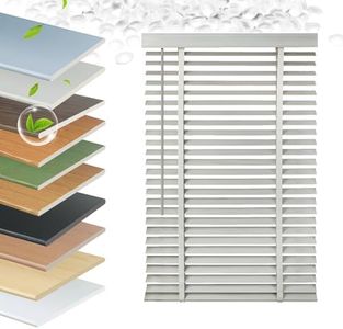 EVOZEN Faux Wood Blinds 2 Inch Cordless, Room Darkening Mini Venetian Horizontal Blinds & Shades for Indoor Windows, Office, Living Room, Bedroom, Multiple Colors