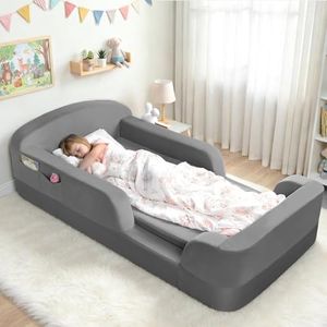 ENITYA Toddler Floor Bed with Mattress Included, No Assembly Needed