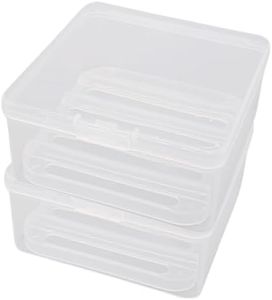 Travel Soap Dish, Soap Box Case with Bar Soap Saver Pad Portable Soap Rest for Bathroom Shower Home Outdoor Gym Fitness Vonpri (Transparent 2Pack)