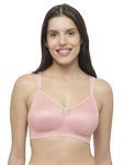 Triumph International Women's Synthetic Non Padded Underwire Minimizer Bra Beige