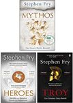 Stephen Fry Greek Myths Series 3 Books Collection Set (Troy, Heroes, Mythos)