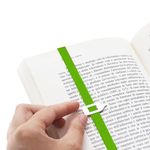 Lastword Bookmarks - Elastic Bookmark Perfect for Any Book, Office - Bookmarks for Women - Bookmarks for Men - Bookmarks for Children - Don't Lose Your Mark, Made in Italy Book Marks (Green)