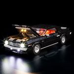 GEAMENT LED Light Kit Compatible with Lego Chevrolet Camaro Z28 - Lighting Set for Creator 10304 Building Model (Lego Set Not Included)