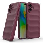 Zapcase Back Case Cover for iPhone 16 Plus | Compatible for iPhone 16 Plus Back Case Cover | Liquid Silicon Magic Case for iPhone 16 Plus with Camera Protection |Plum