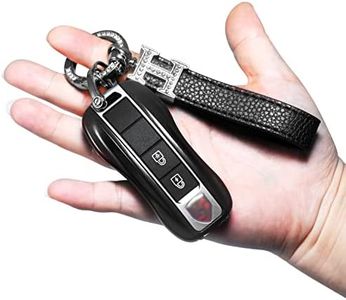 Mini Stun Gun with LED Flashlight and Wrist Strap – Unique Key fob Design (Black)