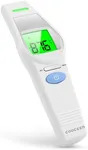 COOCEER Forehead Thermometer for Adults and Kids: Fever Thermometer for Home - Large Bolded Digital Temperature Reading