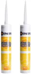 Heng's Industries Two Clear Silicone Sealant Tubes | 10.1 Oz Each | General Purpose | RV Camper Marine Boat | Repairs Maintenance Installations Appliances | Easy Application | HG-9300-C