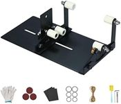 Tyenaza Glass Bottle Cutter Kit, 5 Wheel Bottle Cutter Kit with Sandpapers Adjustable Bottle DIY Cutting Tool for Square Round