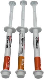 equine prime Ivermectin for Horses & Sheep 1.87% Concentration, 6cc, 3 Pack