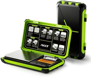 ACCT Precision Pocket Scale, 200gx0.01g Jewelry gram Scale, Digital Food Scale with LCD Display, one-Click Conversion 6 Units, Mini Scale for Weed/Kitchen/Powder/herb/Coins(Battery Included)