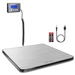 ACCT Postage Scale 400lb, Mail Scale, Digital Postal Scale with Hold/auto-Off/Tare Function, Shipping Scale for Packages/Small Business/Luggage/Office, Heavy Duty Scale with Batteries & USB Cable