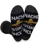 Uncle Socks New Uncle Gift For Brother Uncle To Be Gift Pregnancy Announcement Novelty Socks (average uncle socks CA)