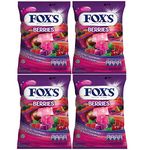 Fox's Crystal Clear Berries Candy (90Gms- Pack Of 4), Fruit