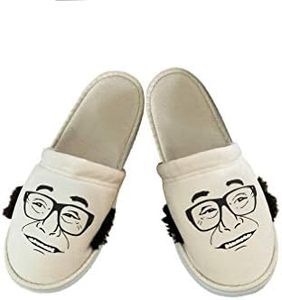 Fat Uncle Danny DeFeetos | HIlarious Realistic Danny Devito Slippers For Gifts, Beige, 7 Wide