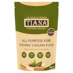 TIANA Fairtrade Organic Cassava Flour, Premium Quality and Purity, 500g