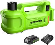 Greenworks 24V Cordless Car Jack Kit, 3 Ton Max Loading For Vehicle Weigh Hydraulic Jack with 2Ah Battery and Charger