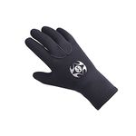 PAWHITS Wetsuit Gloves 3mm Neoprene Gloves Thermal Anti-slip Diving Gloves for Men Women (L) 1