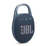 JBL Clip 5 - Ultra-Portable, Waterproof and Dustproof Bluetooth Speaker, Integrated Carabiner, Up to 12 Hours of Play, Made in Part with Recycled Materials (Blue)