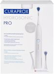 Curaprox Hydrosonic Pro Electric Toothbrush – Ultra-Soft Sonic Technology, 3 Unique Brush Heads, 7 Intensity Levels, 84,000/minute, Rechargeable, Gum-Friendly, Deep Cleaning for Braces, Implants & Sensitive Teeth