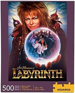 AQUARIUS Jim Henson's Labyrinth Puzzle (500 Piece Jigsaw Puzzle) - Glare Free - Precision Fit - Officially Licensed Labyrinth Merchandise & Collectibles - 14 x 19 Inches