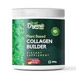 Organic Zing Collagen Powder to support Skin Elasticity, Firmness & Youthful Glow | Plant Based with Vitamin C for Men & Women | Mix Berry Flavour - 200g