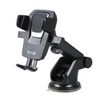 IBRA® 360° Easy One Touch 3 Car Mount Universal Phone Holder for iPhone X 8/8s 7 7 Plus 6s Plus 6s 6 SE Samsung Galaxy S8 Plus S8 Edge S7 S6 Note 8 5 and Many More Adroid Devices.