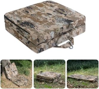 BALAPET Foldable Hunting Seat Cushion, Waterproof Foam Pad for Hunting, Thickened 15.7x13.7x4in Seat Cushion for Outdoor Hunting Ladder Tree Stands, Outdoor Sports, Fishing