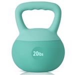 SogesPower Kettlebells, Kettlebell Strength Training Exercise 20KG,Kettle Ball Handle Grip Free Weightlifting Kettlebell,Grip Strong,Rust Prevention,for Men Women Workout,Noise Reduction-Crossfit