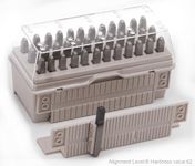 HRC 62 Hardness -36-Piece Number & Capital Letter Stamp Set (A-Z & 0-9) - 1/8" (3mm) - Punch Perfect for Imprinting on Metal, Plastic, Wood