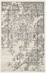 Safavieh Adirondack Collection ADR101B Ivory and Silver Area Rug, 9 Feet by 12 Feet