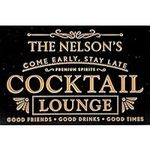 Personalized Cocktail Bar Sign - Fa