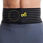 Umbilical Hernia Belt for Men and Women - Abdominal Support Binder with Compression Pad - Navel Ventral Epigastric Incisional and Belly Button Hernias Surgery Prevention Aid