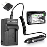 Battery + Charger for JVC Everio GZ-HM300BU, GZ-HM320BU, GZ-HM340BU HD Flash Memory Camcorder