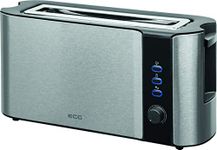 ECG ST 10630 SS Toaster Stainless Steel Black / Silver